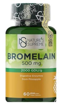 Nature'S Supreme Bromelain Aromasız Yetişkin Vitamin 60 Kapsül