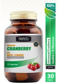 Nondo Advanced Cranberry Kuşburnu Yetişkin Vitamin 30 Kapsül
