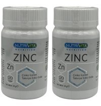 Nutrivita Zinc Aromasız Yetişkin Vitamin 2x120 Tablet
