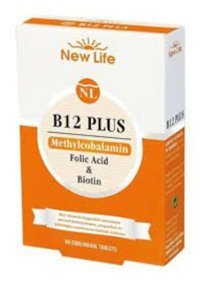 New Life Folik Asit Biotin Aromasız Yetişkin Vitamin 60 Tablet