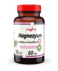 Nevfix Magnezyum Aromasız Yetişkin Vitamin 60 Adet
