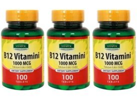 Trunature Vitamin B12 Aromasız Yetişkin Vitamin 100 Tablet