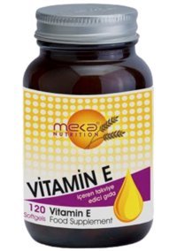 Meka Nutrition Vitamin E Aromasız Yetişkin Vitamin 120 Tablet