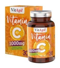 Allergo Vitamin C Portakallı Yetişkin Vitamin 30 Kapsül