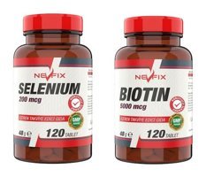 Nevfix Selenyum Aromasız Yetişkin Vitamin 120 Tablet