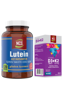 Ncs Lutein - Vitamin D3 K2 Aromasız Yetişkin Vitamin 120 Tablet - 20 ml