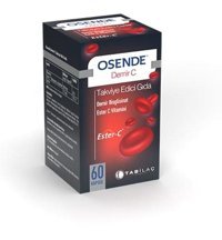 Osende Demir Ester C Vitamini Aromasız Yetişkin Vitamin 60 Kapsül