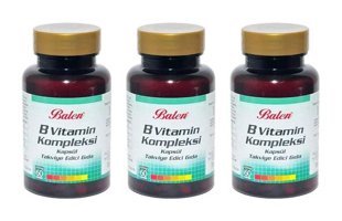 Balen B Vitamin Kompleksi Aromasız Yetişkin Vitamin 3x60 Kapsül