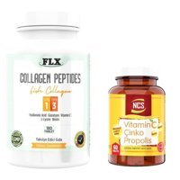 Ncs Vitamin C Çinko Propolis + Collagen Tip 1-3 Portakallı Yetişkin Vitamin 60 Tablet - 300 Tablet