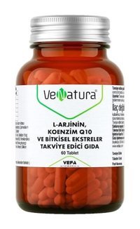 Venatura L-Arjinin Aromasız Yetişkin Vitamin 60 Tablet