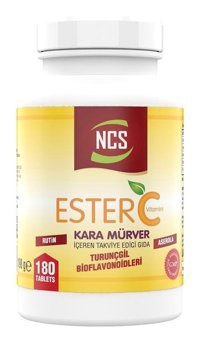Ncs C Vitamini Kara Mürver Turunçgil Karamürverli Yetişkin Vitamin 180 Tablet