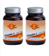 Force Nutrition Vitamin C Portakallı Yetişkin Vitamin 2x120 Tablet