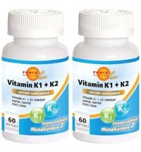 Force Nutrition Vitamin K1 Bitki Ekstralar Yetişkin Vitamin 2x60 Kapsül