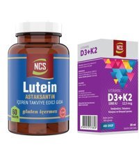 Ncs Lutein - Vitamin D3 K2 Aromasız Yetişkin Vitamin 60 Tablet - 20 ml