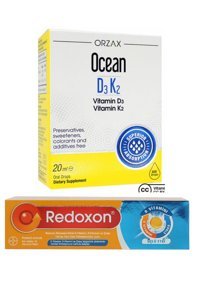 Ocean Vitamin D3 K2 Aromasız Yetişkin Vitamin 3x20 ml