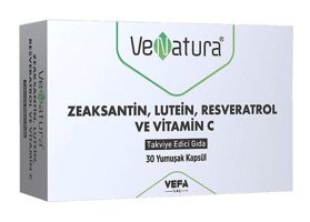 Venatura Zeaksantin Lutein Resveratrol Vitamin C Aromalı Yetişkin Vitamin 30 Adet