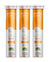 Sunlife Vitamin C Limonlu Yetişkin Vitamin 3x20 Tablet