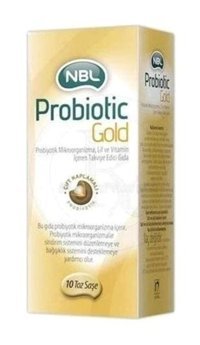 Nbl Probiotic Gold Aromasız Yetişkin Vitamin 10 Şase