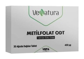 Venatura Metilfolat Odt Aromasız Yetişkin Vitamin 30 Tablet