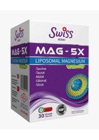 Swiss Mag 5x Vitamin Liposomal Magnesium Aromasız Yetişkin Vitamin 30 Tablet