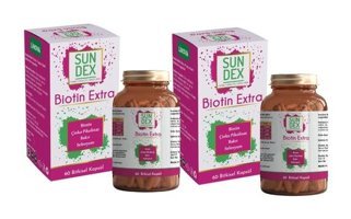 Sundex Biotin Extra Aromasız Yetişkin Vitamin 60 Kapsül