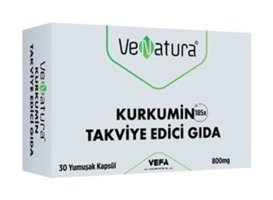 Venatura Kurkumin Aromasız Yetişkin Vitamin 30 Kapsül