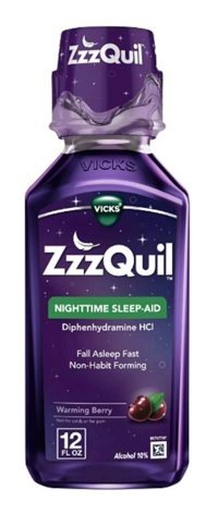 Vicks Zzzquil Nighttime Sleep Aid Meyveli Yetişkin Vitamin 354 ml