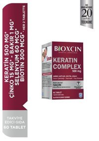 Bioxcin Forte Keratin Complex Bitki Ekstralar Yetişkin Vitamin 60 Tablet