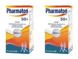 Pharmaton 50 Plus Aromasız Yetişkin Vitamin 60 Kapsül