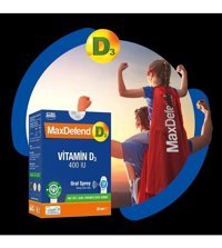 Maxdefend D3 Aromasız Yetişkin Vitamin 20 ml