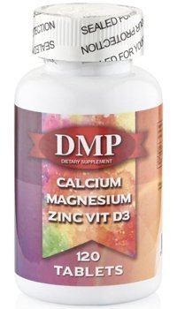 Dmp Kalsiyum Magnezyum Çinko D3 Vitamini Aromasız Yetişkin Vitamin 120 Tablet