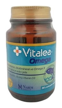 Vitalea Omega 3 Multivitamin Multimineral Aromasız Yetişkin Vitamin 30 Tablet