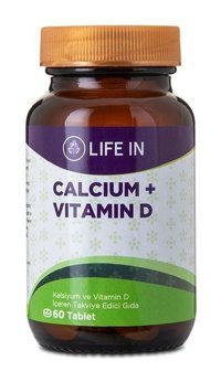 Life Kalsiyum & D Vitamini Aromasız Yetişkin Vitamin 60 Tablet