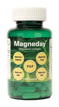 Magneday Magnezyum Complex Aromasız Yetişkin Vitamin 120 Tablet