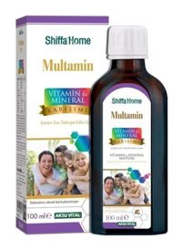 Shiffa Home Multamin Vitamin-Mineral Karışık Meyve Yetişkin Vitamin 100 ml