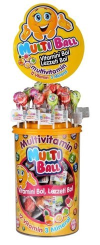Multipower Multıball Lolipop Bitki Ekstralar Çocuk Vitamin 7 Adet