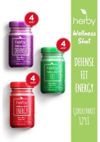 Herby Wellness Bitki Ekstralar Yetişkin Vitamin 12x60 ml