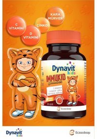 Dynavit Kids Immukid Portakallı Çocuk Vitamin 60 grummies