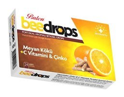 Balen Bee Drops C Vitamini Ve Çinko Portakallı Yetişkin Vitamin 24 Pastil