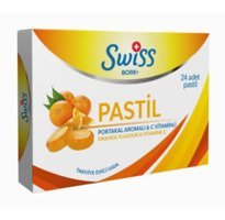 Swiss Pastil Portakallı Yetişkin Vitamin 24 Pastil