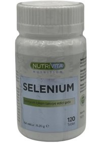 Nutrivita Selenium Aromasız Yetişkin Vitamin 120 Tablet