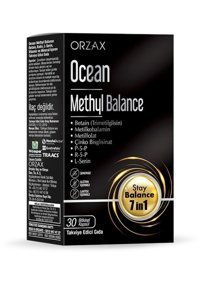 Orzax Ocean Methyl Balance Aromasız Yetişkin Vitamin 30 Kapsül