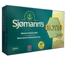 Sjomann'S Biotin Aromasız Yetişkin Vitamin 30 Tablet