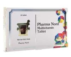 Pharma Nord Multi Vitamin Aromasız Yetişkin Vitamin 30 Tablet