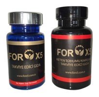 Forx5 Takviye Edici Gıda Bitki Ekstralar Yetişkin Vitamin 2x45 Kapsül