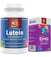 Ncs Lutein - Vitamin D3 K2 Aromasız Yetişkin Vitamin 180 Tablet