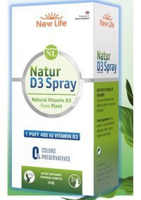 New Life Natur D3 Aromasız Yetişkin Vitamin 10 ml