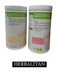 Herbalife Shake Ahududu - Vanilya Yetişkin Vitamin 2x500 gr