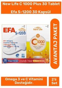 New Life S-1200 - Vitamin C 1000 Aromasız Yetişkin Vitamin 30 Adet