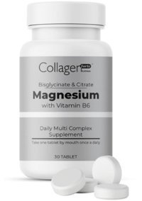 Collagen Forte Platinum Magnezyum With Vitamin B6 Aromasız Yetişkin Vitamin 30 Tablet